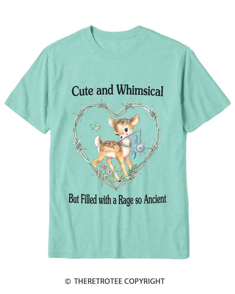TheRetroTee Cute And Whimsical 1970s Cotton T-Shirt