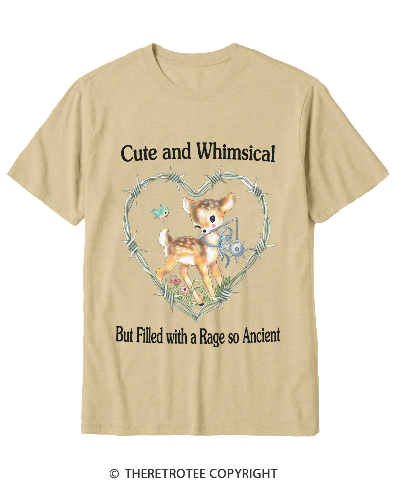 TheRetroTee Cute And Whimsical 1970s Cotton T-Shirt