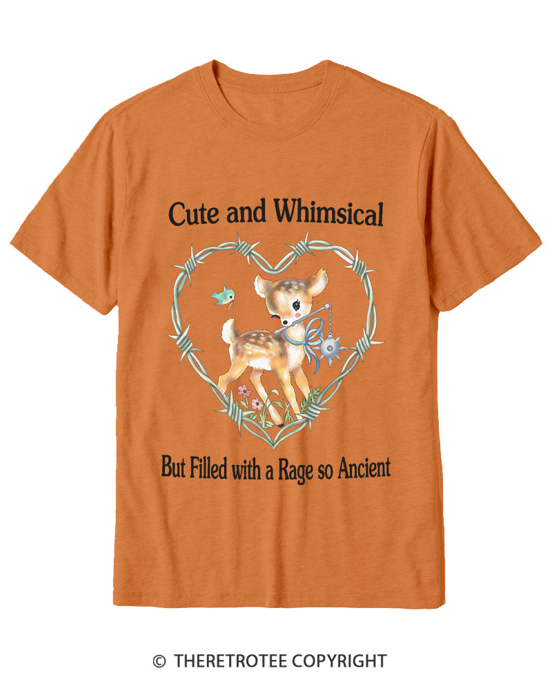 TheRetroTee Cute And Whimsical 1970s Cotton T-Shirt
