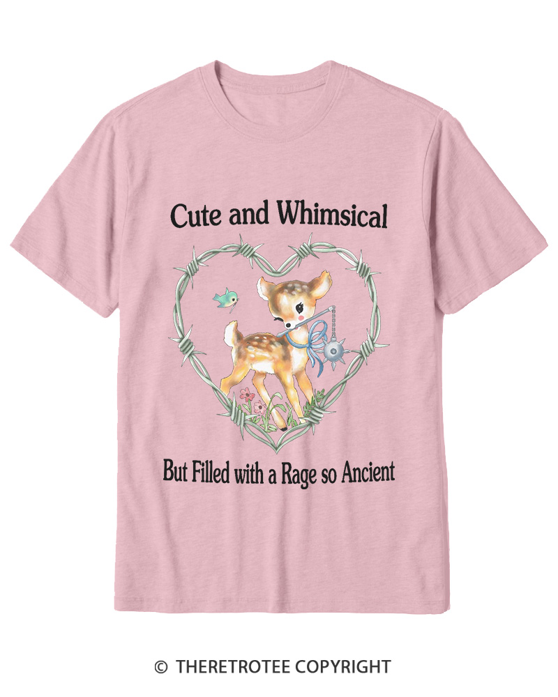 TheRetroTee Cute And Whimsical 1970s Cotton T-Shirt