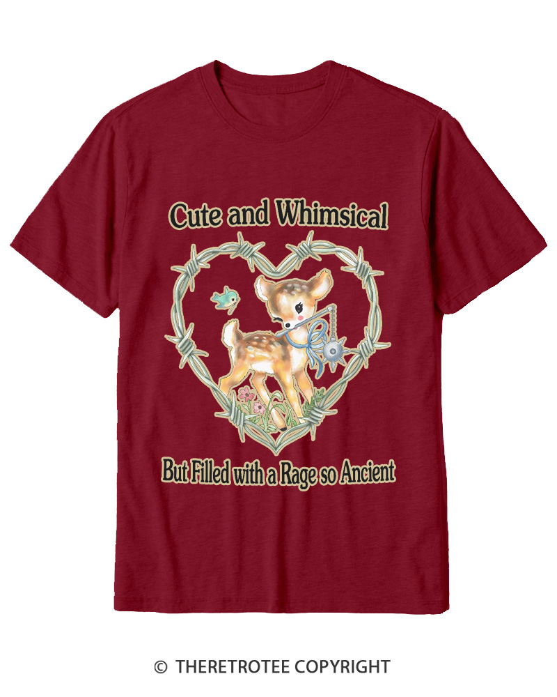 TheRetroTee Cute And Whimsical 1970s Cotton T-Shirt