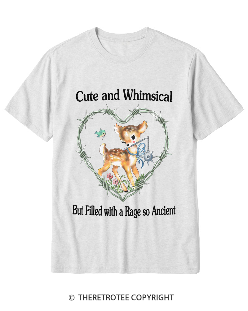 TheRetroTee Cute And Whimsical 1970s Cotton T-Shirt