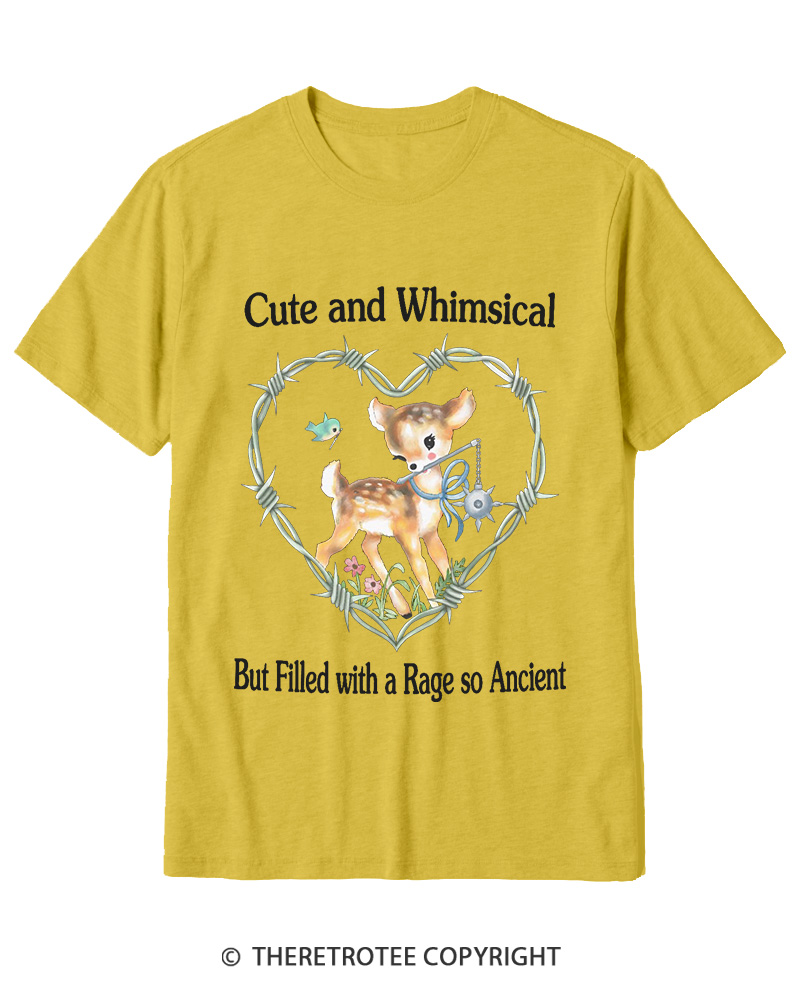 TheRetroTee Cute And Whimsical 1970s Cotton T-Shirt