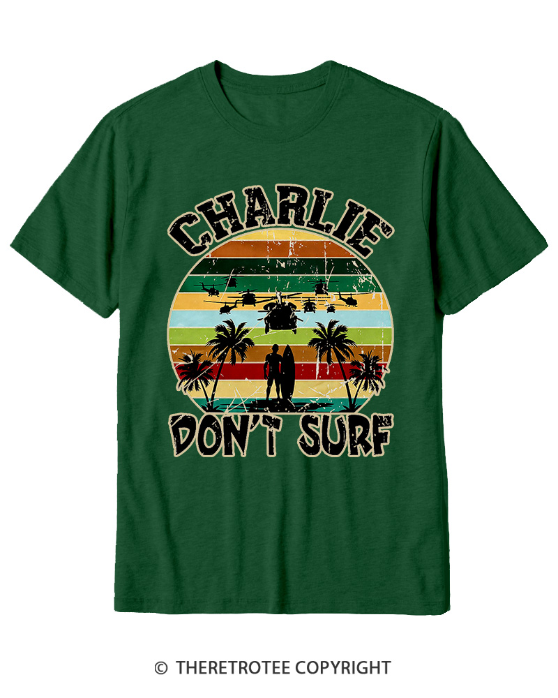 TheRetroTee Don't Surf 1970s Cotton T-Shirt