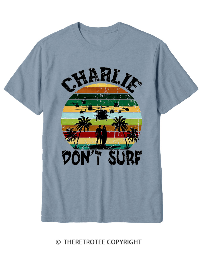TheRetroTee Don't Surf 1970s Cotton T-Shirt