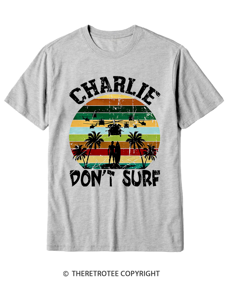 TheRetroTee Don't Surf 1970s Cotton T-Shirt
