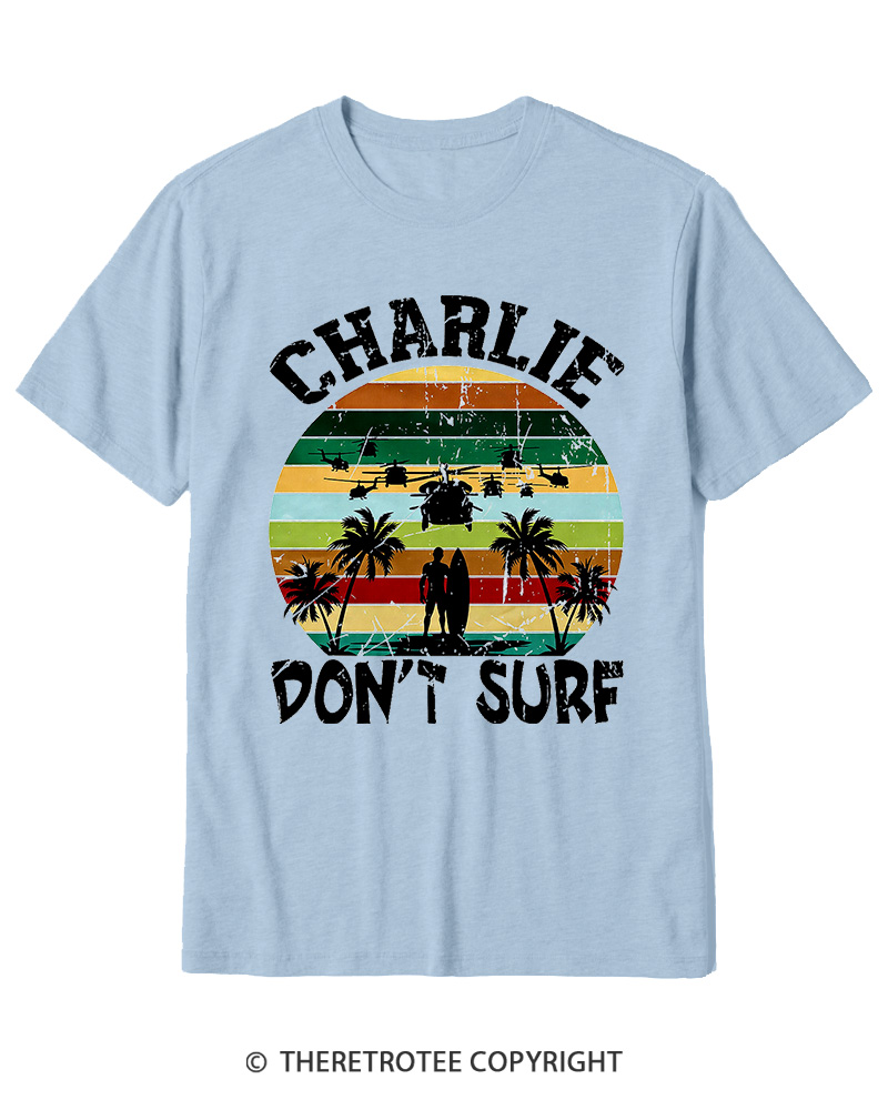 TheRetroTee Don't Surf 1970s Cotton T-Shirt