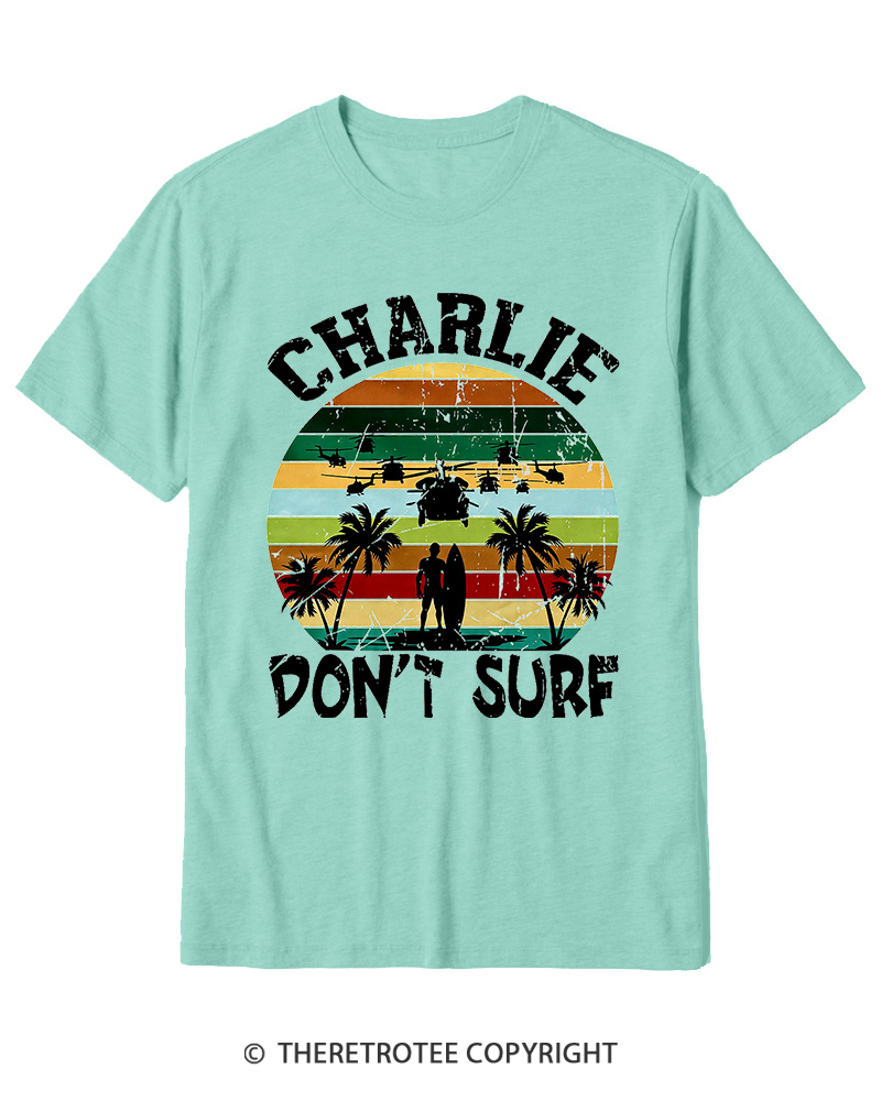 TheRetroTee Don't Surf 1970s Cotton T-Shirt
