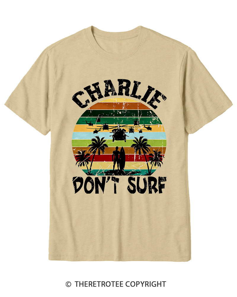 TheRetroTee Don't Surf 1970s Cotton T-Shirt