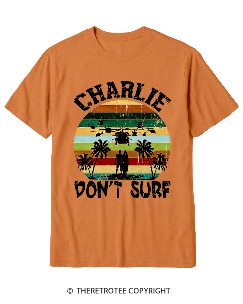 TheRetroTee Don't Surf 1970s Cotton T-Shirt