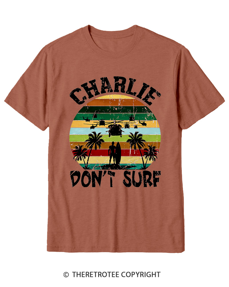 TheRetroTee Don't Surf 1970s Cotton T-Shirt