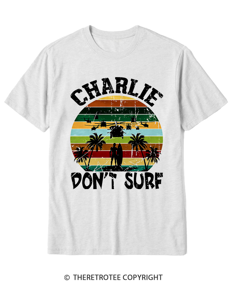 TheRetroTee Don't Surf 1970s Cotton T-Shirt