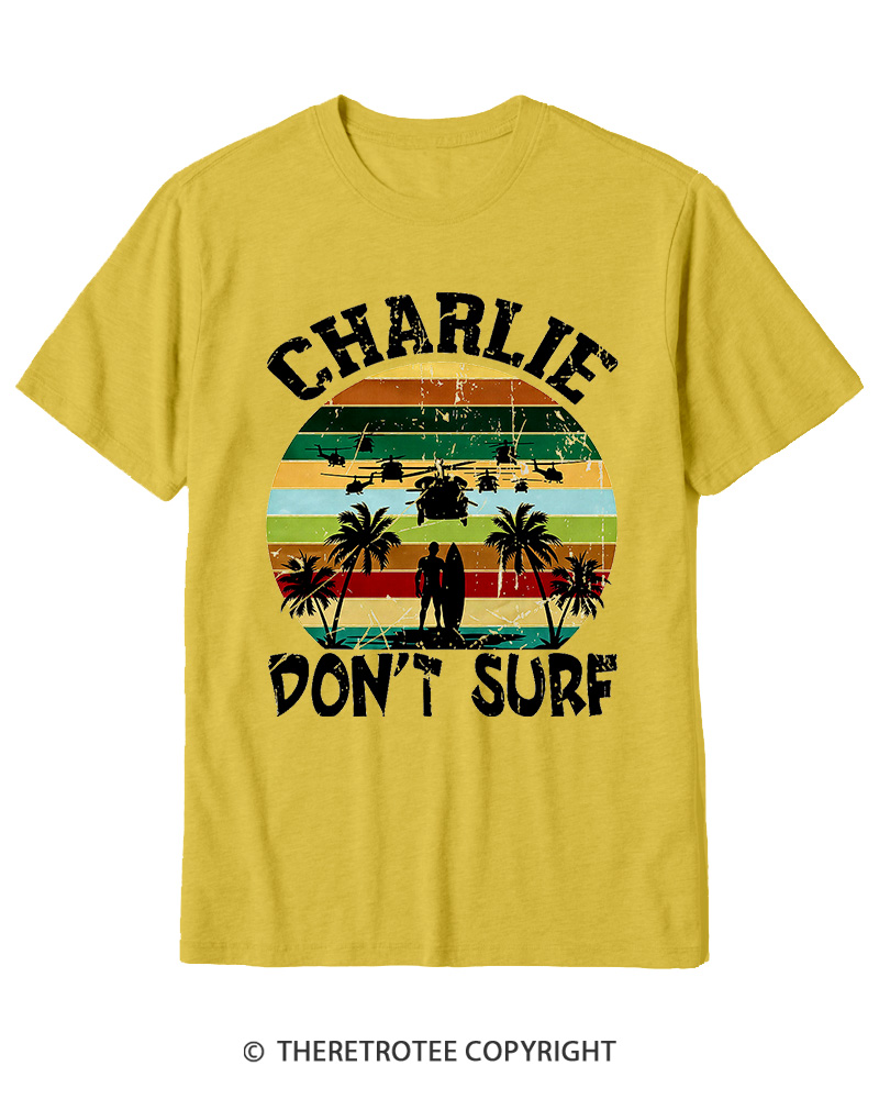 TheRetroTee Don't Surf 1970s Cotton T-Shirt