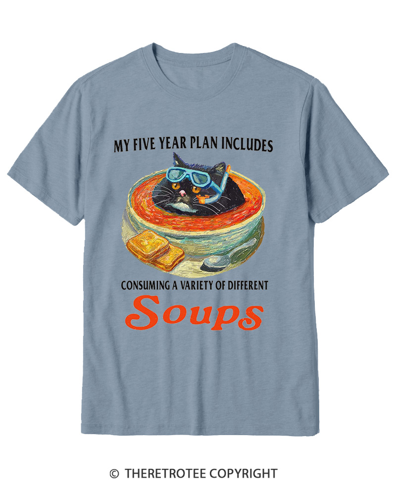 TheRetroTee Five Year Plan 1980s Cotton T-Shirt