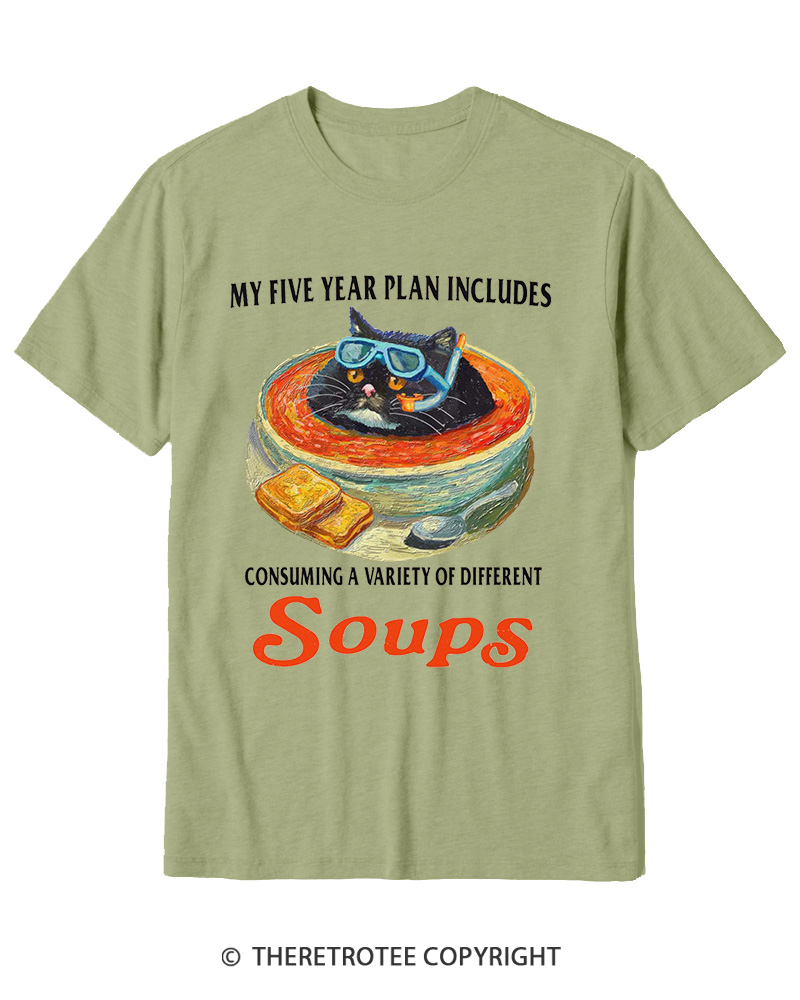 TheRetroTee Five Year Plan 1980s Cotton T-Shirt