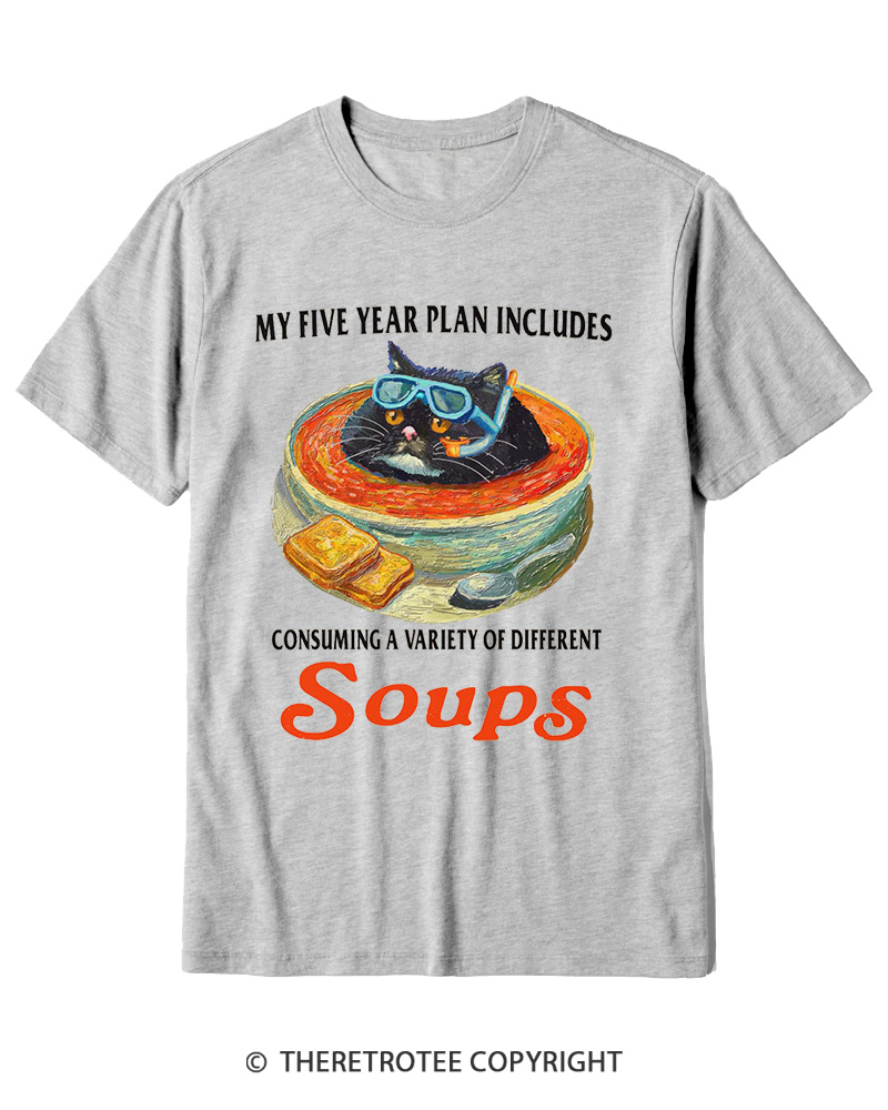 TheRetroTee Five Year Plan 1980s Cotton T-Shirt