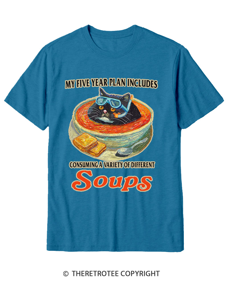 TheRetroTee Five Year Plan 1980s Cotton T-Shirt