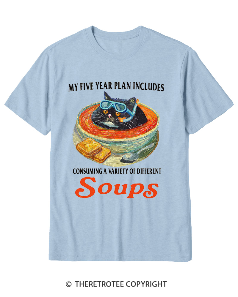 TheRetroTee Five Year Plan 1980s Cotton T-Shirt