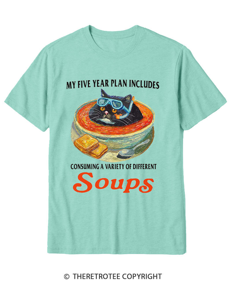 TheRetroTee Five Year Plan 1980s Cotton T-Shirt