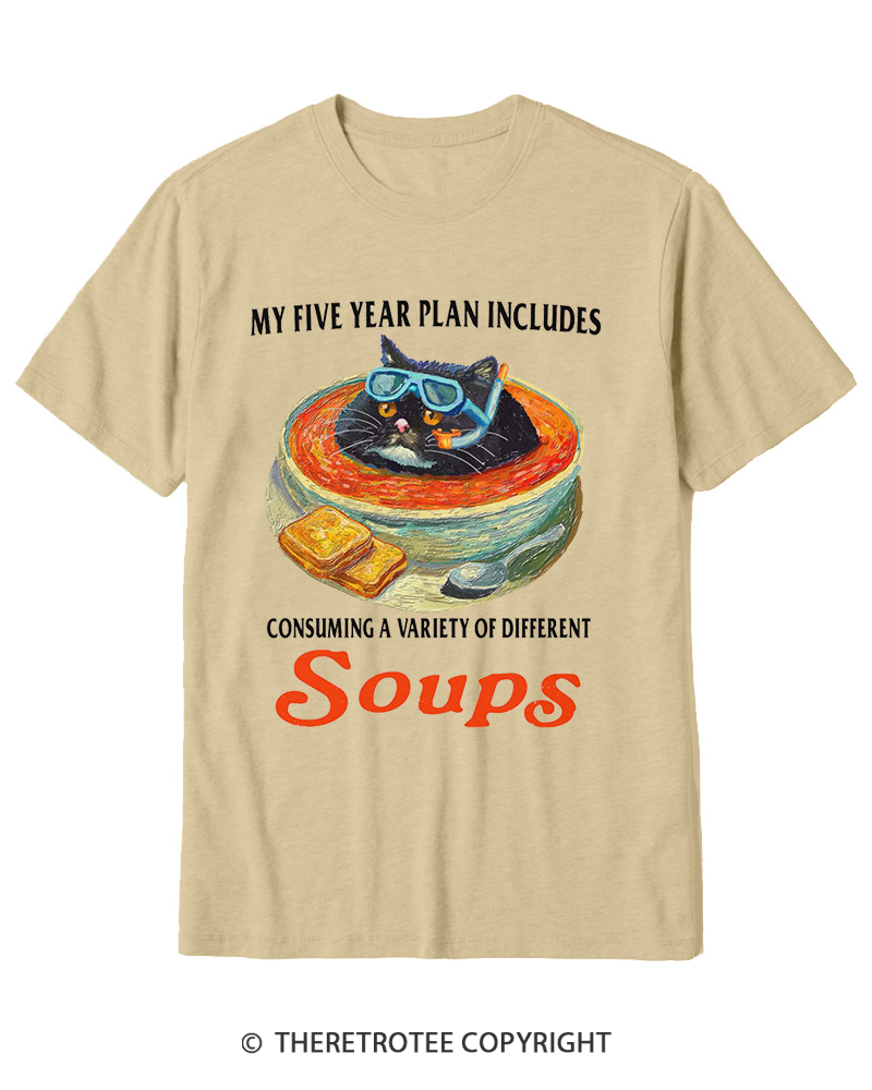 TheRetroTee Five Year Plan 1980s Cotton T-Shirt