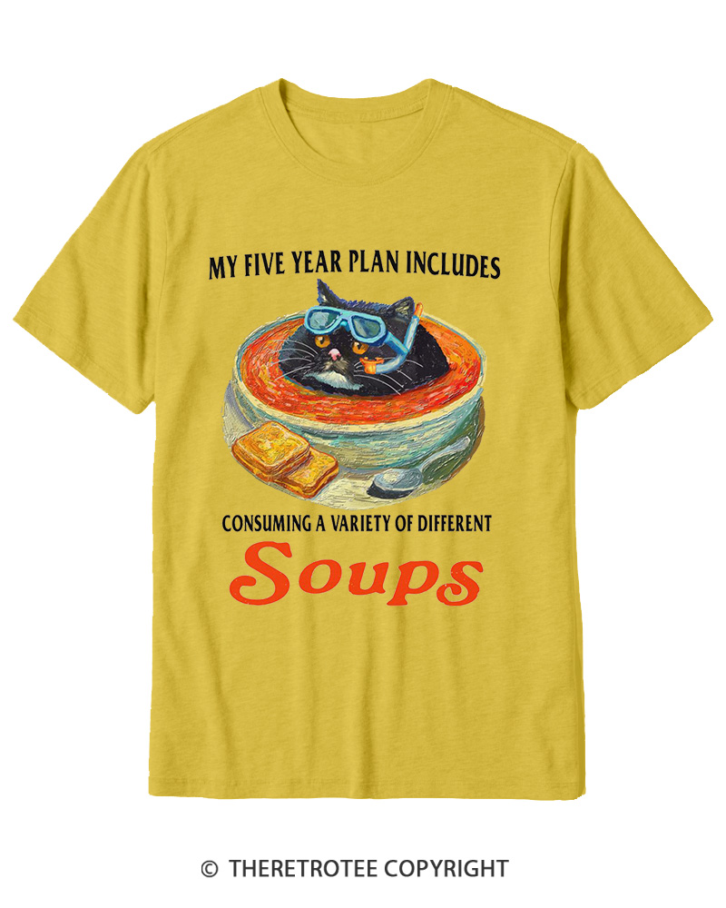 TheRetroTee Five Year Plan 1980s Cotton T-Shirt