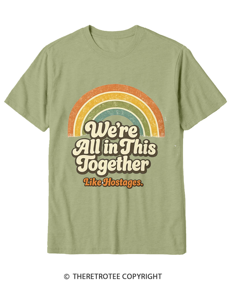 TheRetroTee We're All In This Together 1970s-1 Cotton T-Shirt