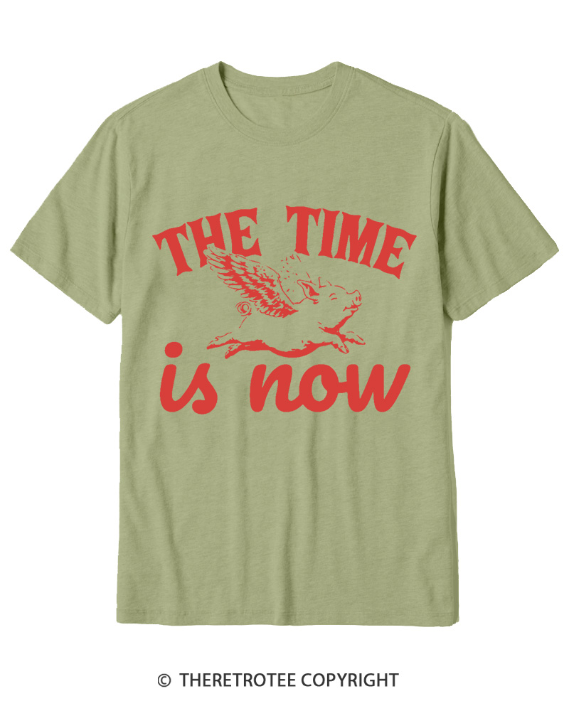 TheRetroTee When Pigs Fly 1990s Cotton T-Shirt