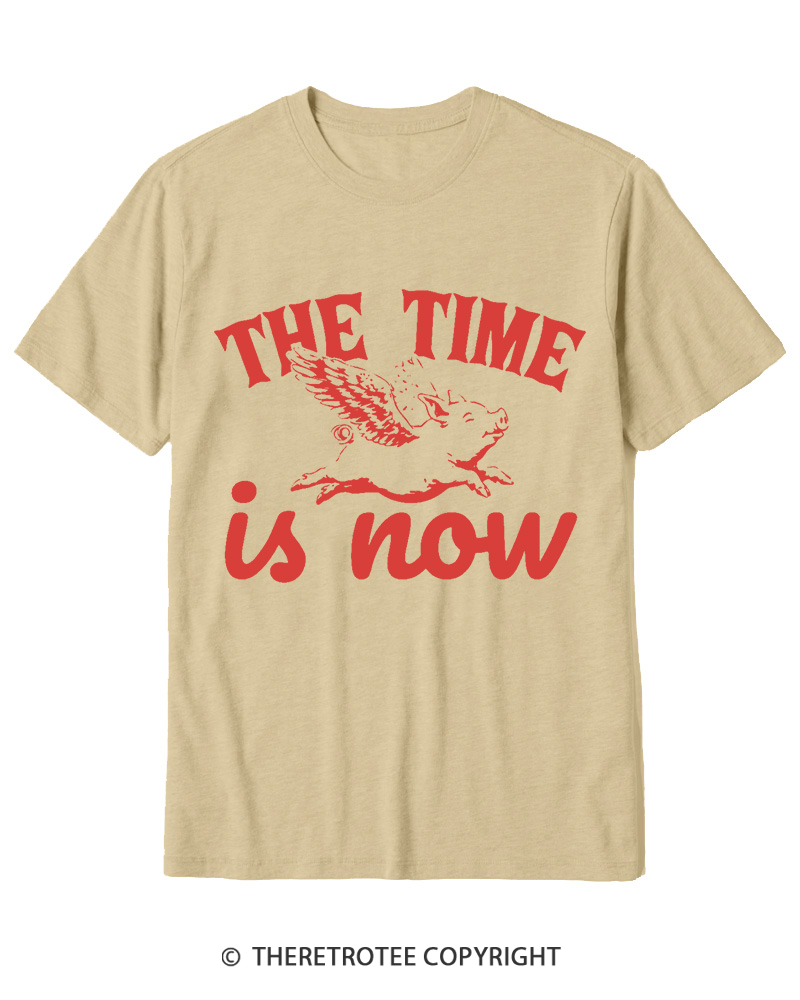 TheRetroTee When Pigs Fly 1990s Cotton T-Shirt