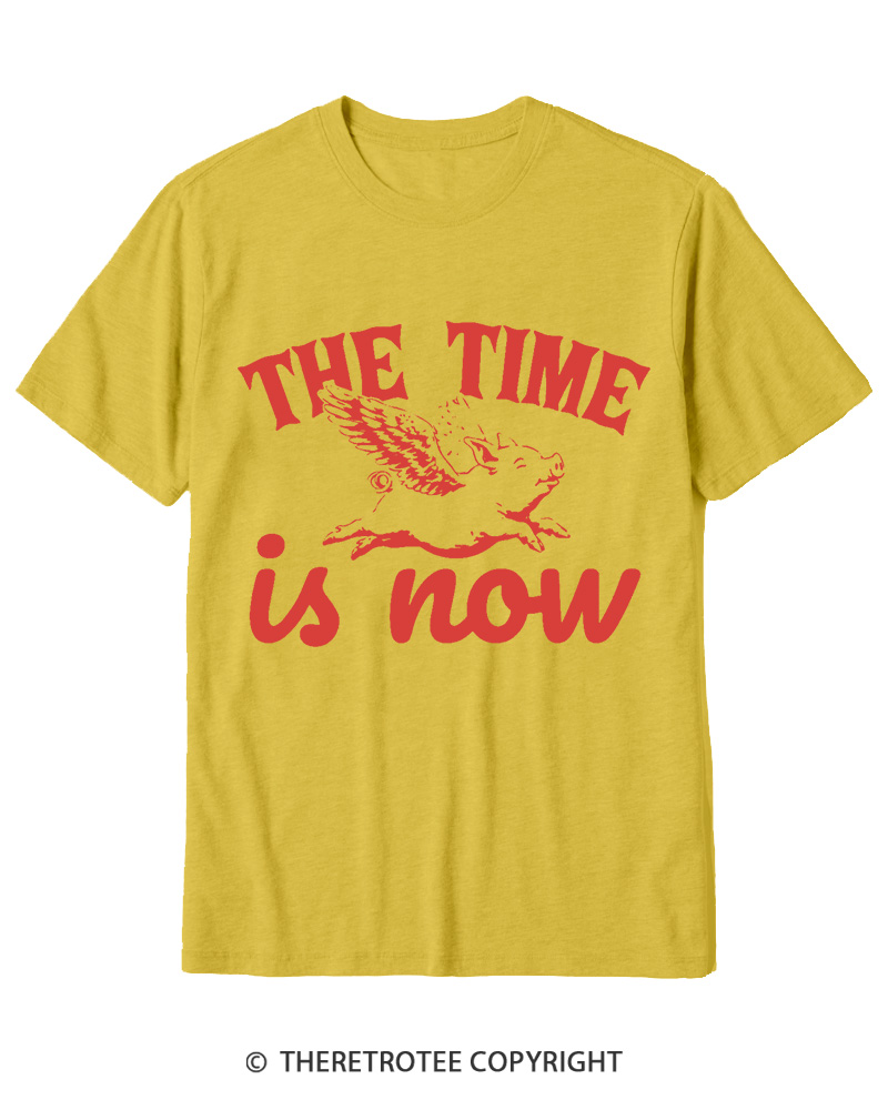 TheRetroTee When Pigs Fly 1990s Cotton T-Shirt