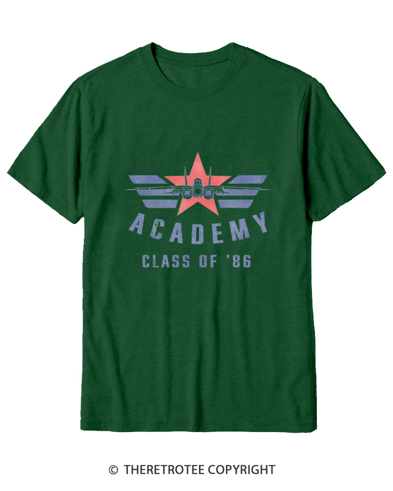 TheRetroTee Academy '86 1980s Cotton T-Shirt