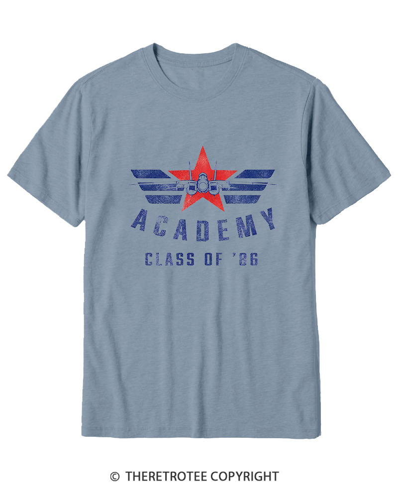 TheRetroTee Academy '86 1980s Cotton T-Shirt