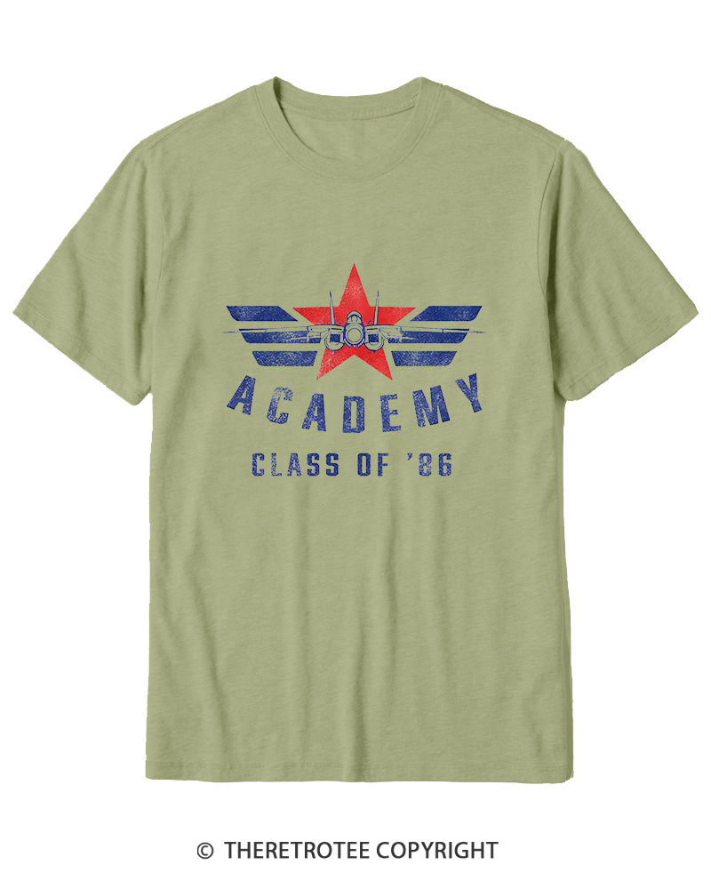 TheRetroTee Academy '86 1980s Cotton T-Shirt