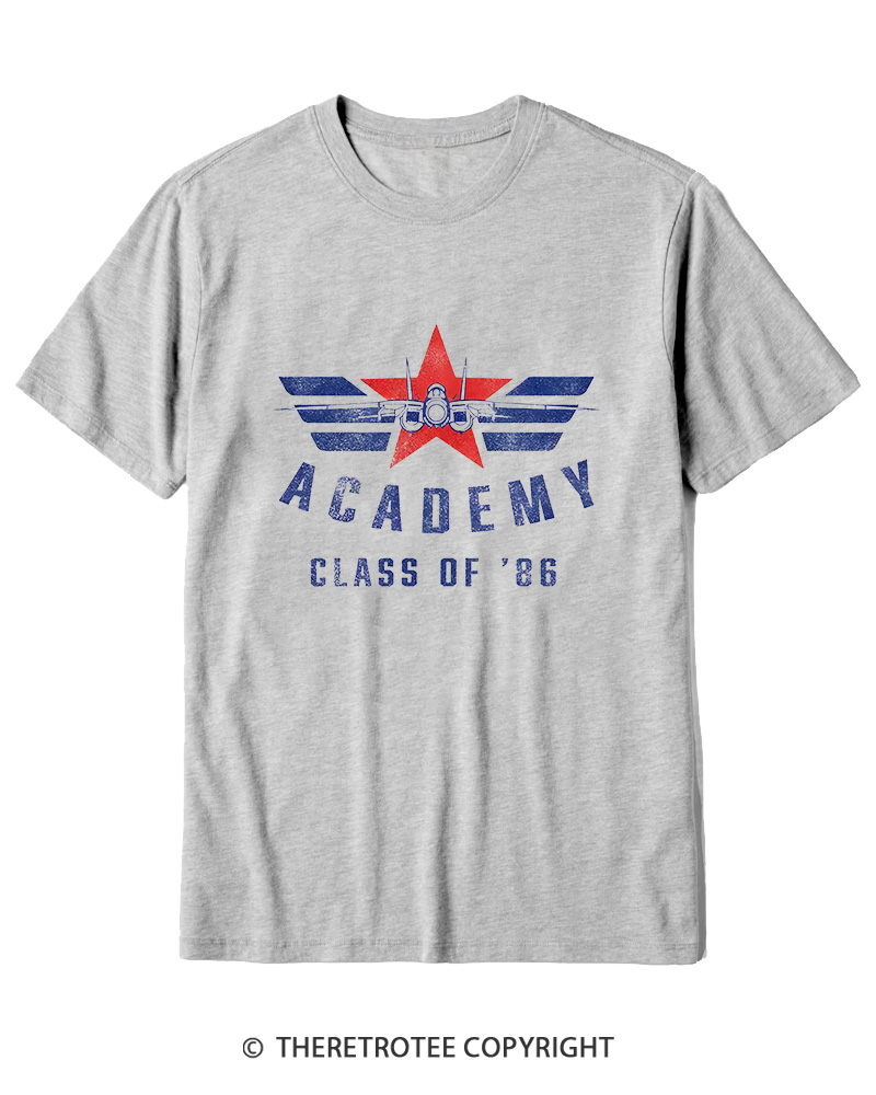 TheRetroTee Academy '86 1980s Cotton T-Shirt