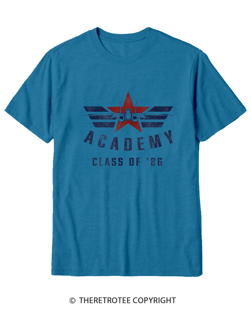 TheRetroTee Academy '86 1980s Cotton T-Shirt
