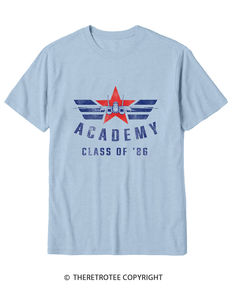 TheRetroTee Academy '86 1980s Cotton T-Shirt