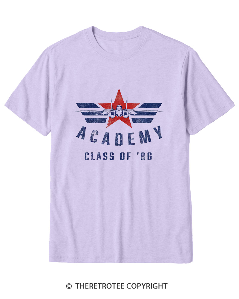 TheRetroTee Academy '86 1980s Cotton T-Shirt