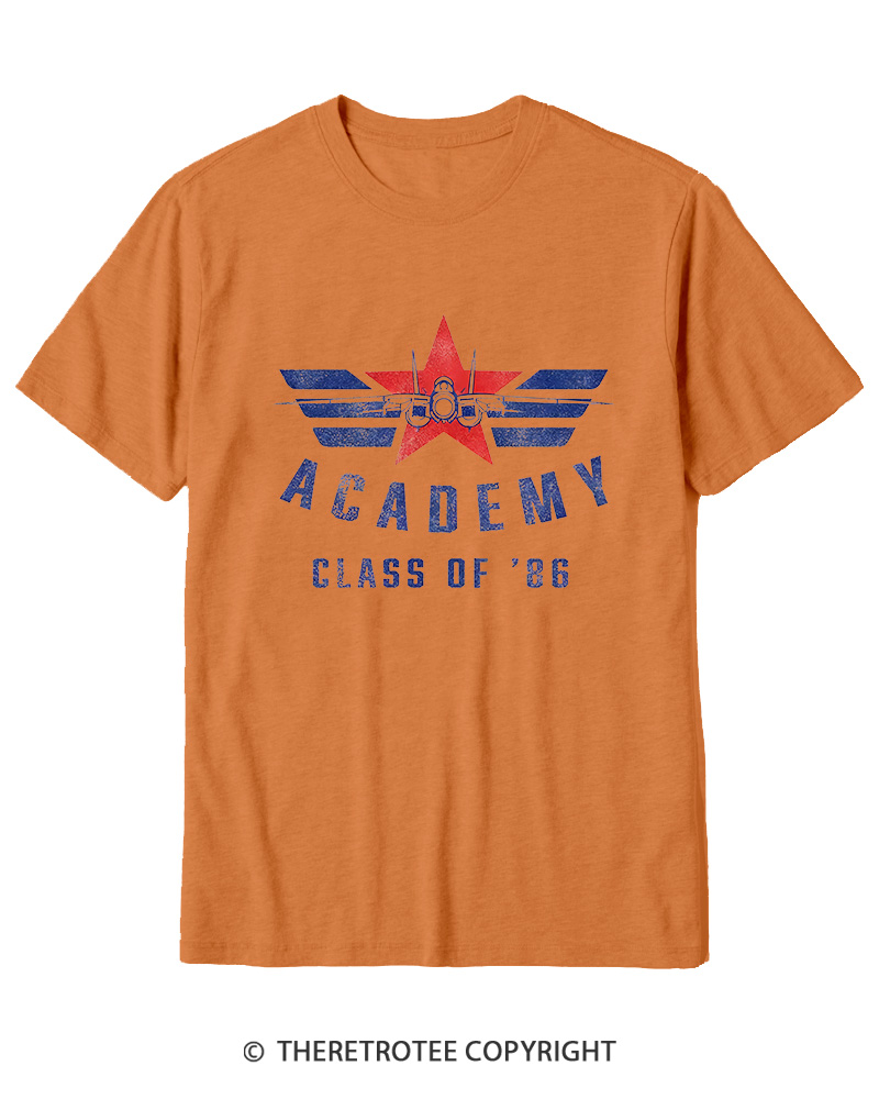 TheRetroTee Academy '86 1980s Cotton T-Shirt