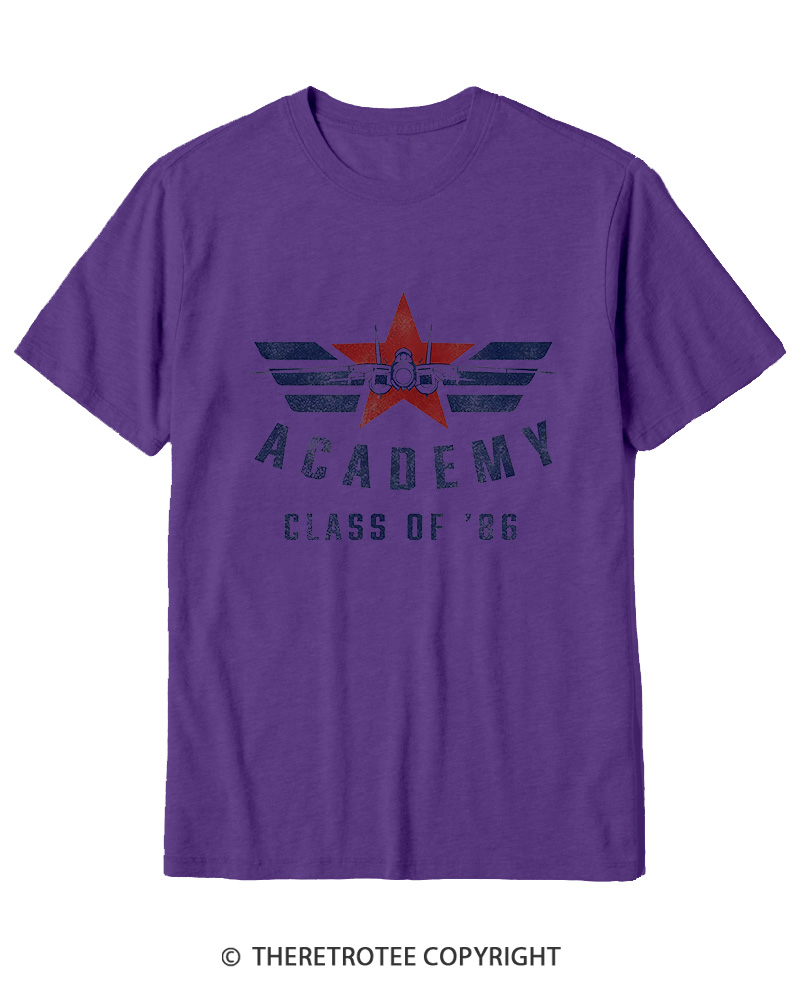 TheRetroTee Academy '86 1980s Cotton T-Shirt
