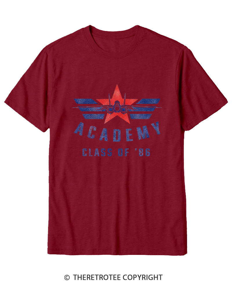 TheRetroTee Academy '86 1980s Cotton T-Shirt