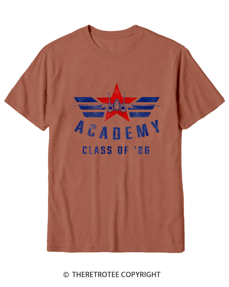 TheRetroTee Academy '86 1980s Cotton T-Shirt