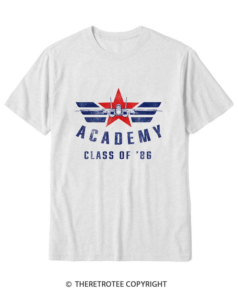 TheRetroTee Academy '86 1980s Cotton T-Shirt