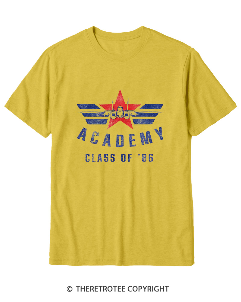 TheRetroTee Academy '86 1980s Cotton T-Shirt