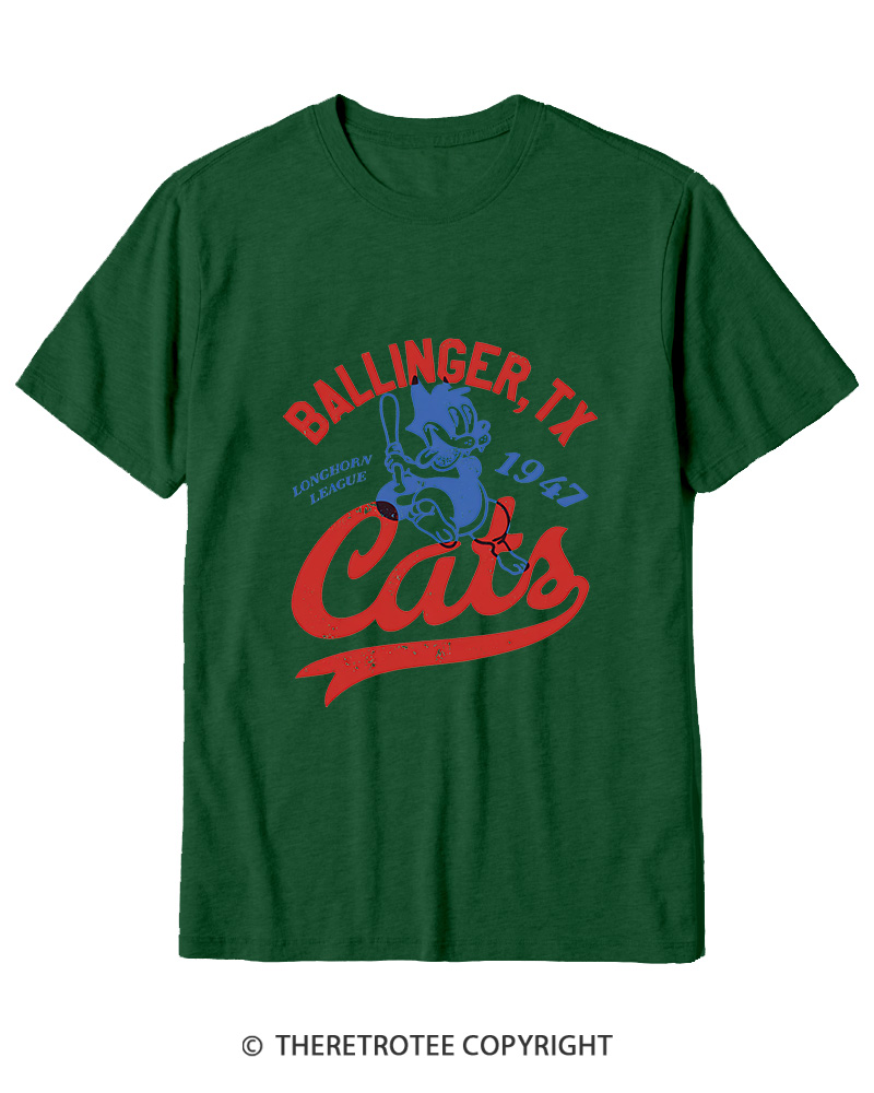 TheRetroTee Ballinger Cats 1947 Cotton T-Shirt
