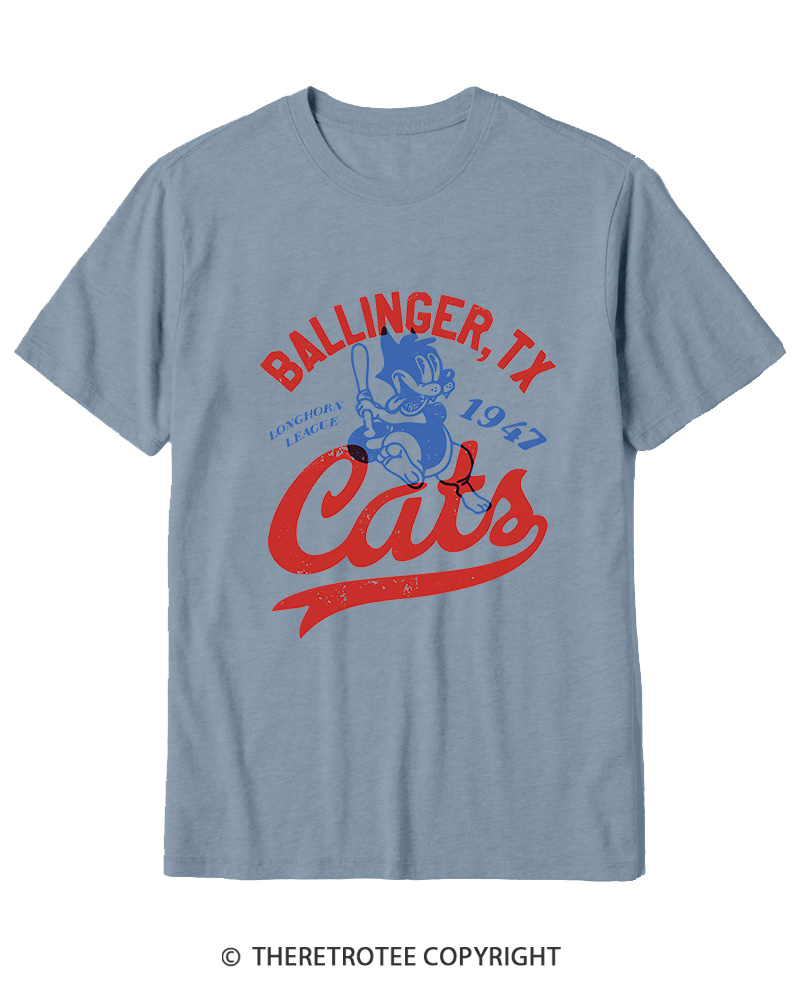 TheRetroTee Ballinger Cats 1947 Cotton T-Shirt