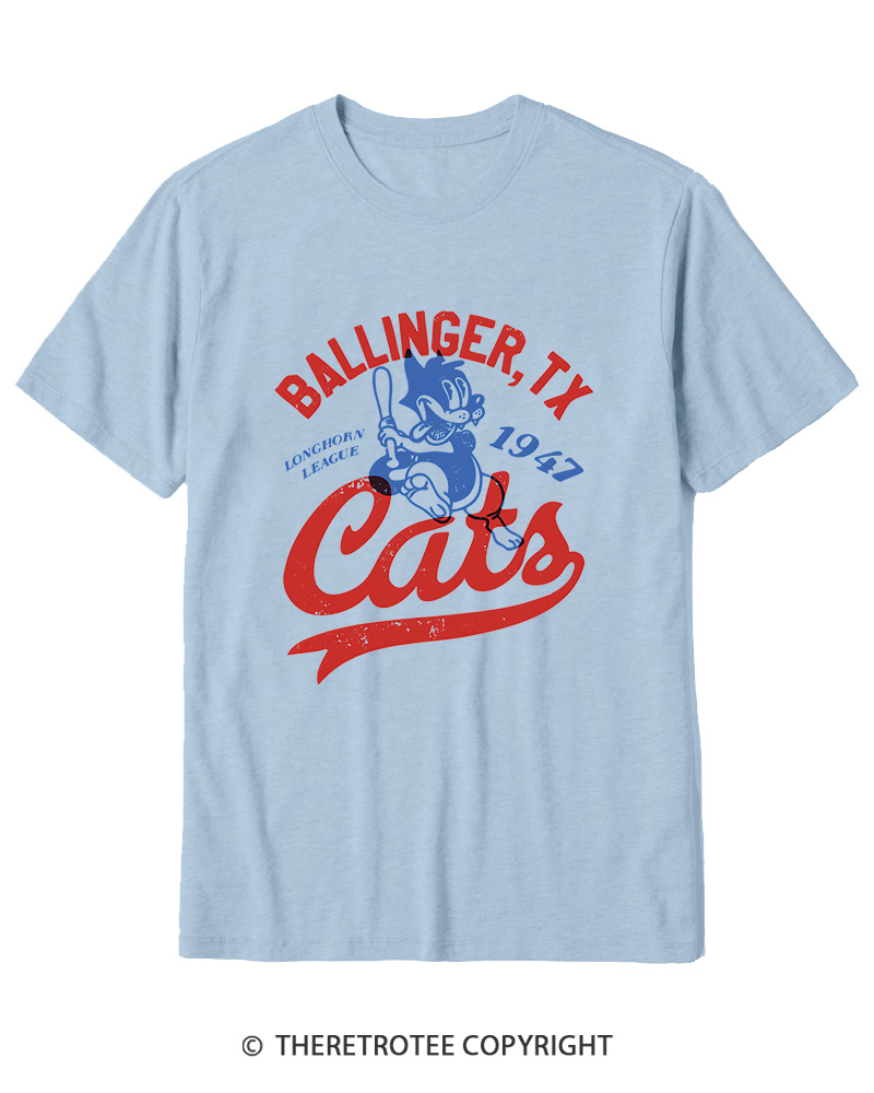TheRetroTee Ballinger Cats 1947 Cotton T-Shirt