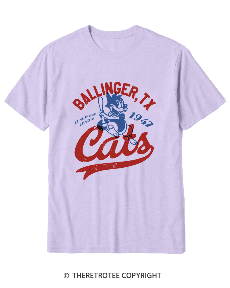 TheRetroTee Ballinger Cats 1947 Cotton T-Shirt