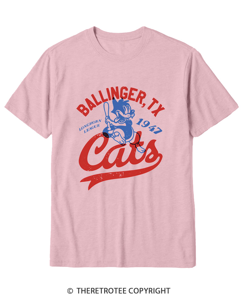 TheRetroTee Ballinger Cats 1947 Cotton T-Shirt