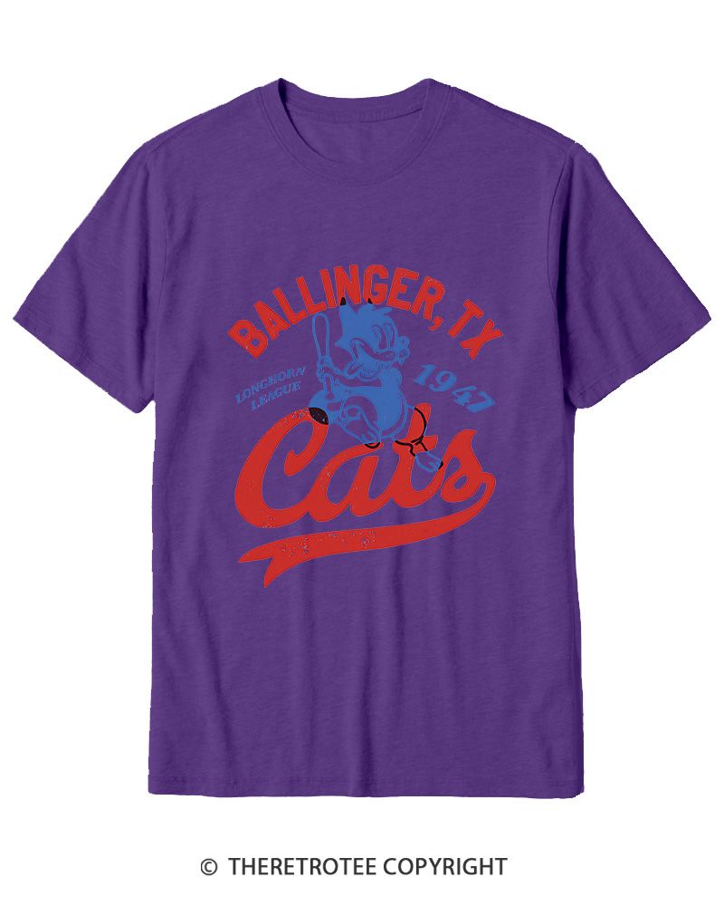 TheRetroTee Ballinger Cats 1947 Cotton T-Shirt