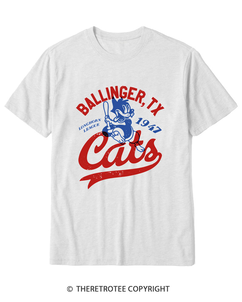 TheRetroTee Ballinger Cats 1947 Cotton T-Shirt