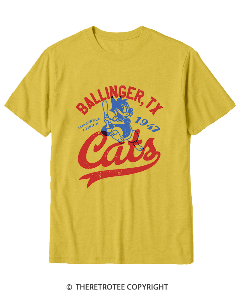 TheRetroTee Ballinger Cats 1947 Cotton T-Shirt